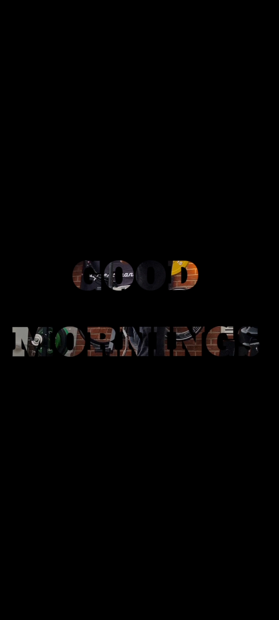 good morgnings God morgen fra ryggen din