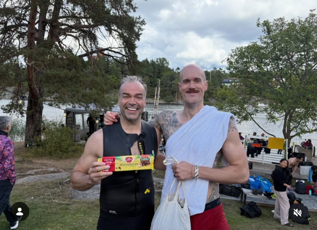 Loyd og Ruben etter Anniversary Run i Stockholm