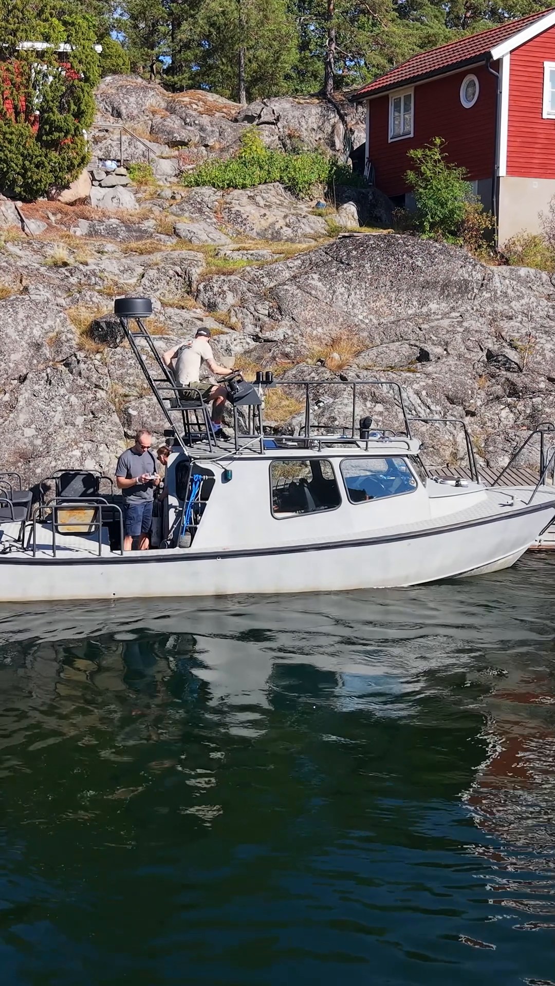 Båt i Stockholms skjærgård