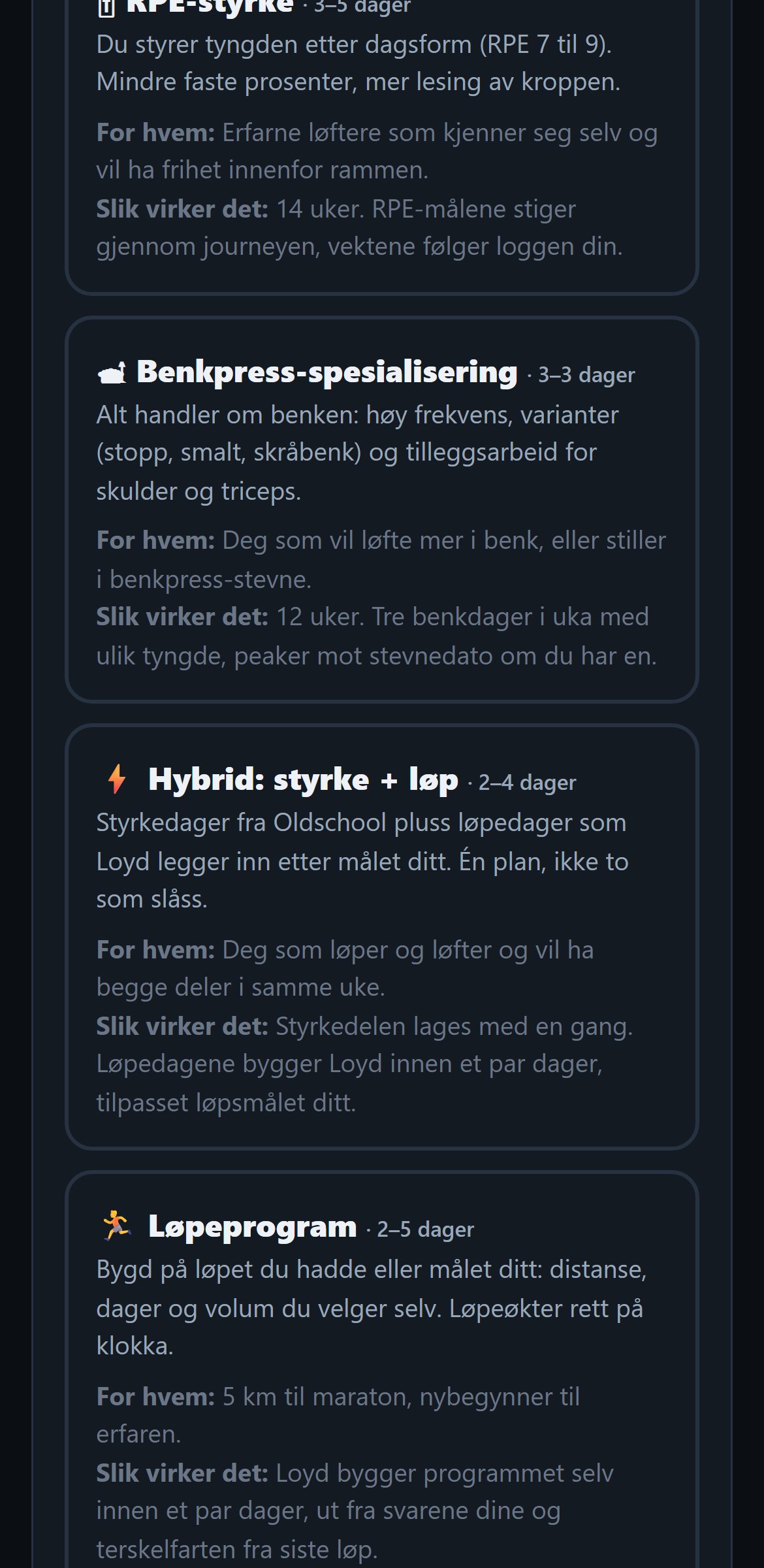 Løftene dine og feltet Til Loyd
