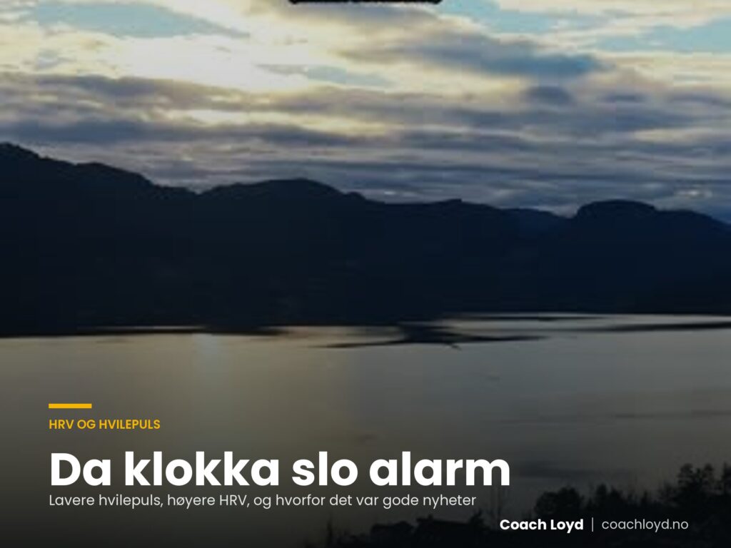 Klokka trodde noe var galt. Jeg hadde det bare bedre enn på 90 dager