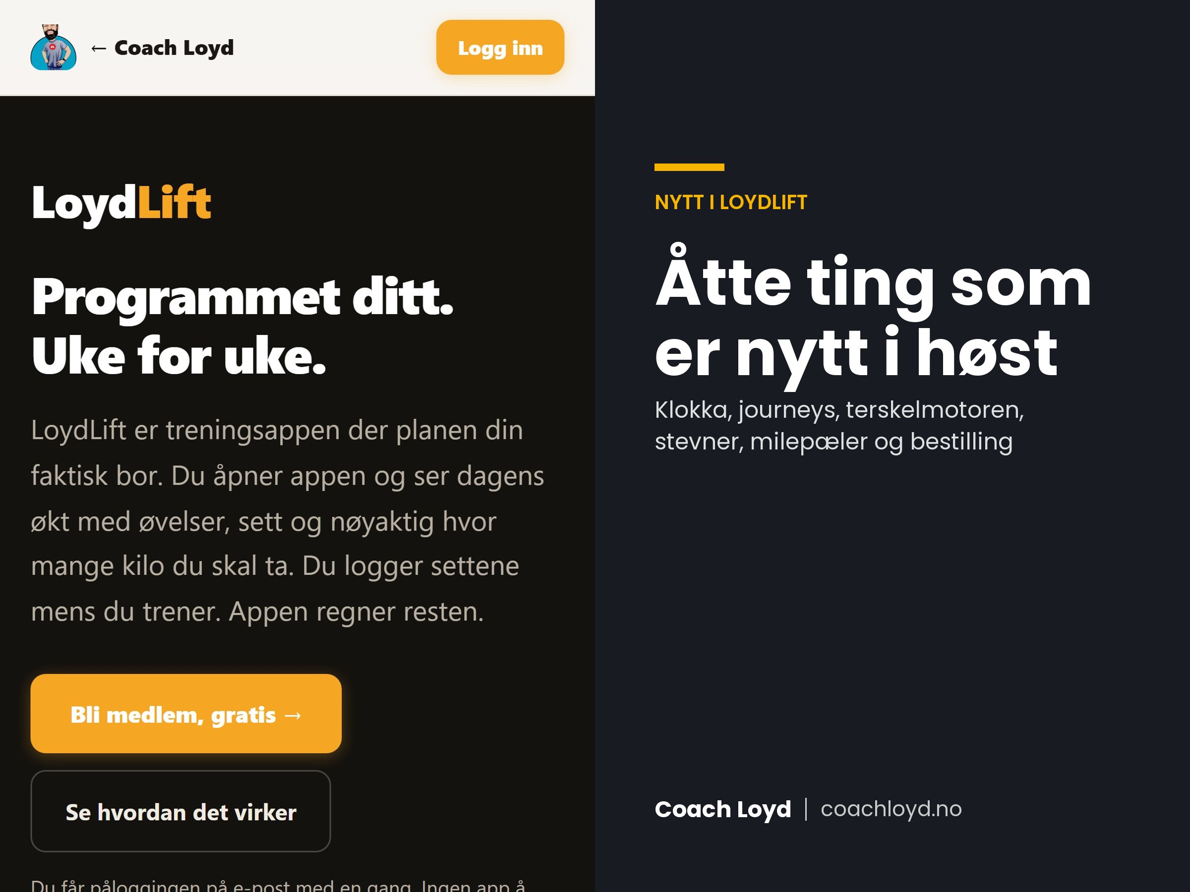 Åtte ting som er nytt i LoydLift denne høsten
