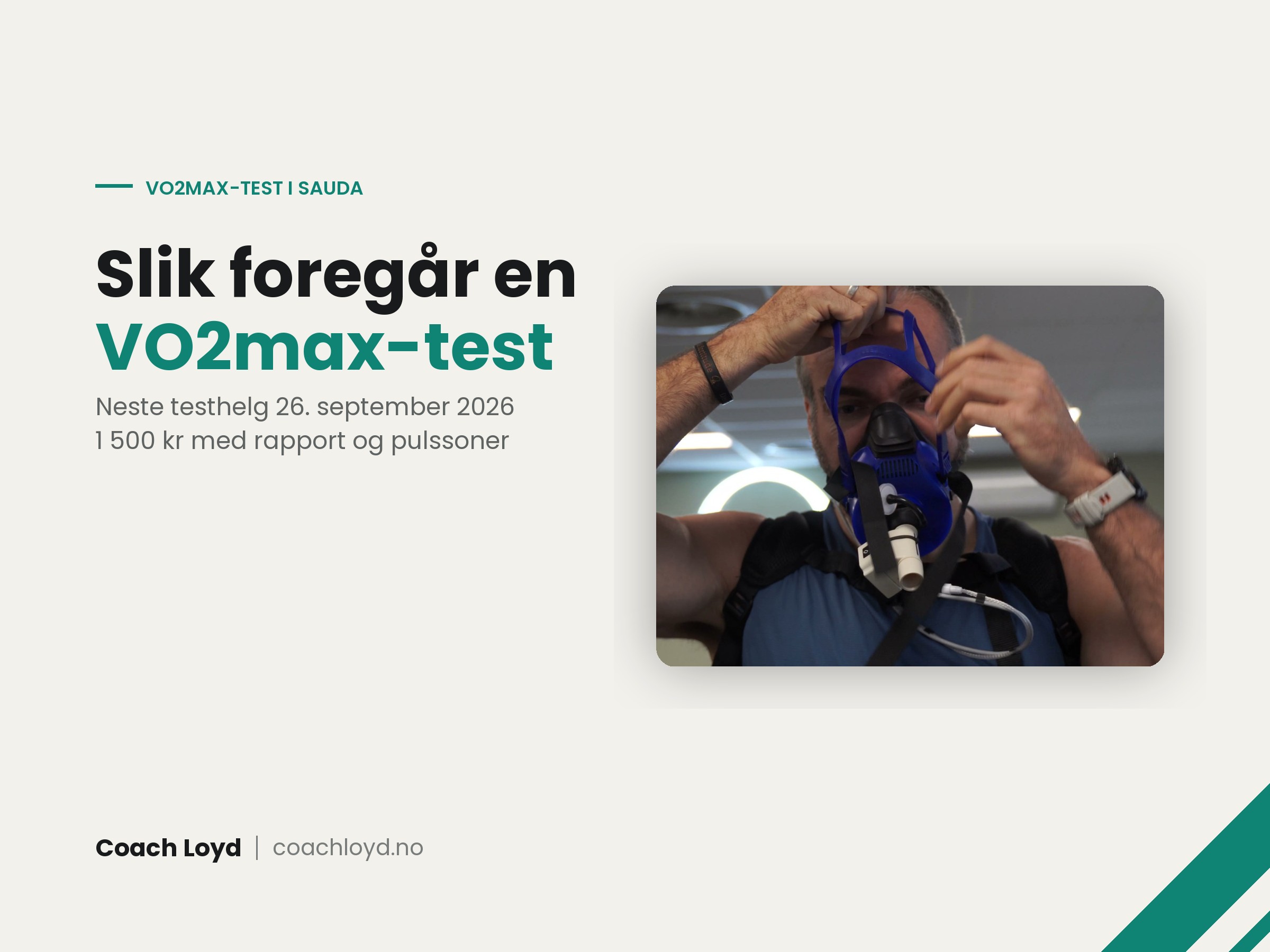Slik foregår en VO2max-test hos meg, og hvorfor batteriene må ligge i kroppen