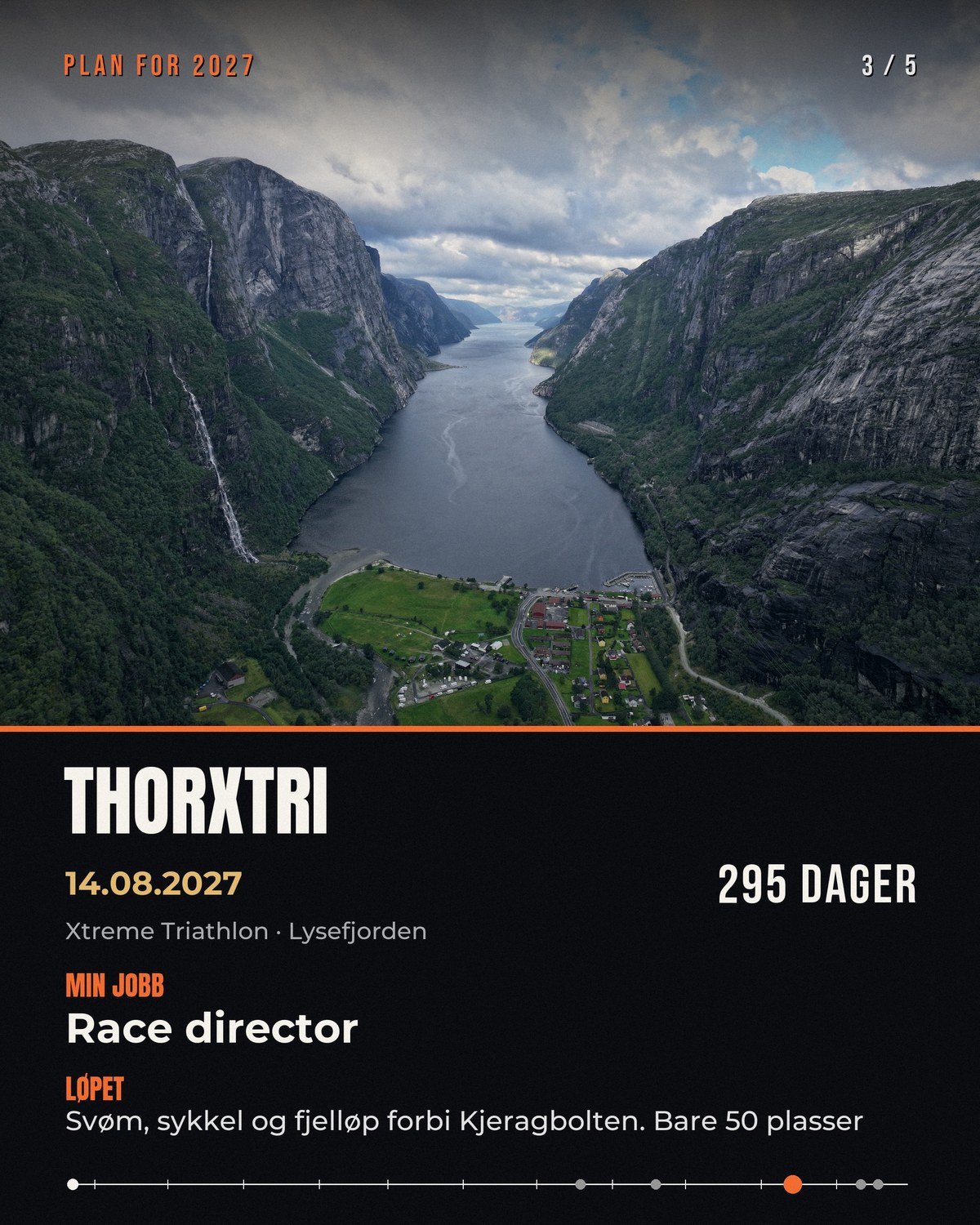 Lysebotn og Lysefjorden fra lufta, ThorXtri